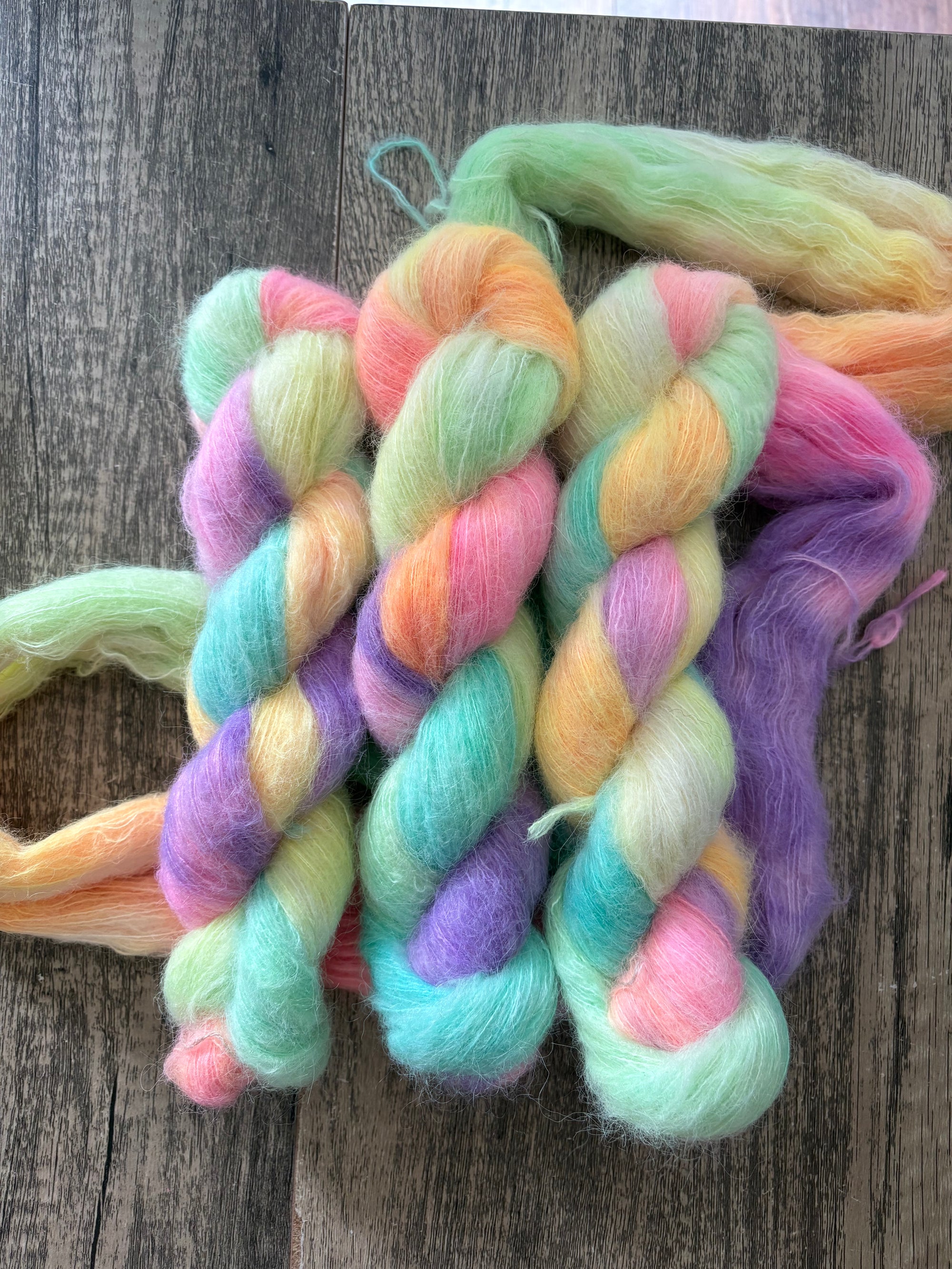 Rainbow Lite -  Suri Alpaca Silk Lace