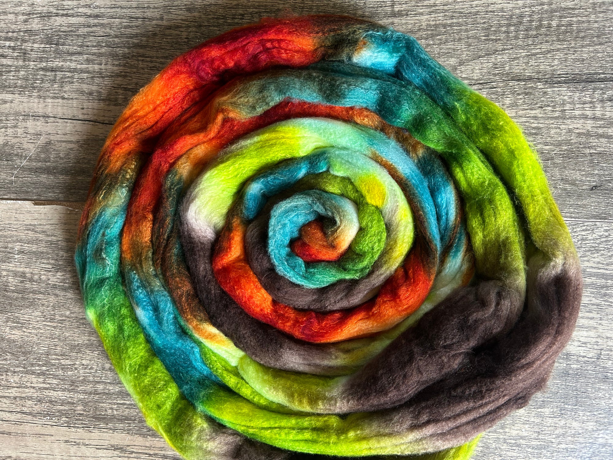 Forest Floor - Non SW Rambouillet Silk Fibre