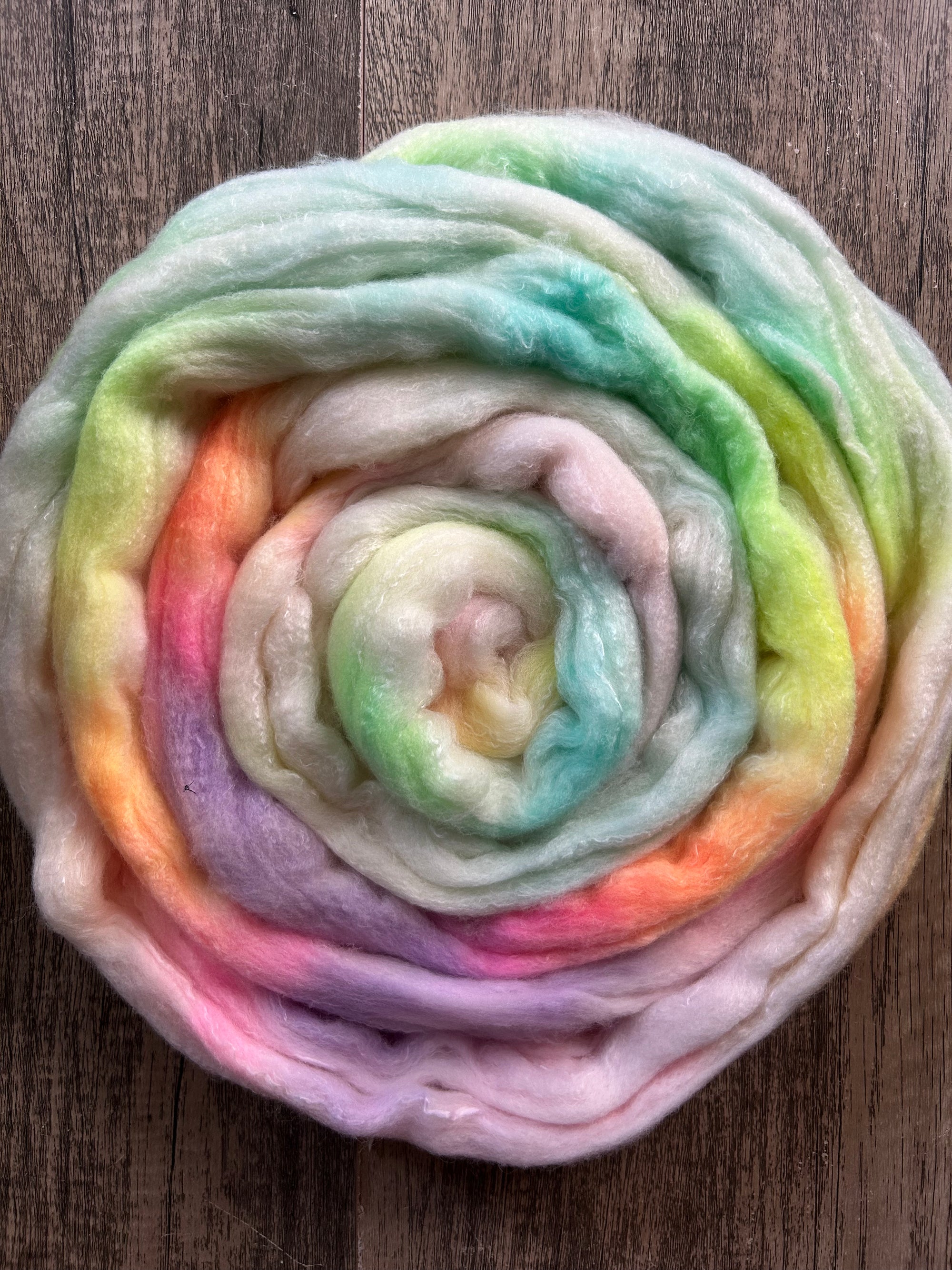 Rainbow Lite - Non SW Rambouillet Silk Fibre