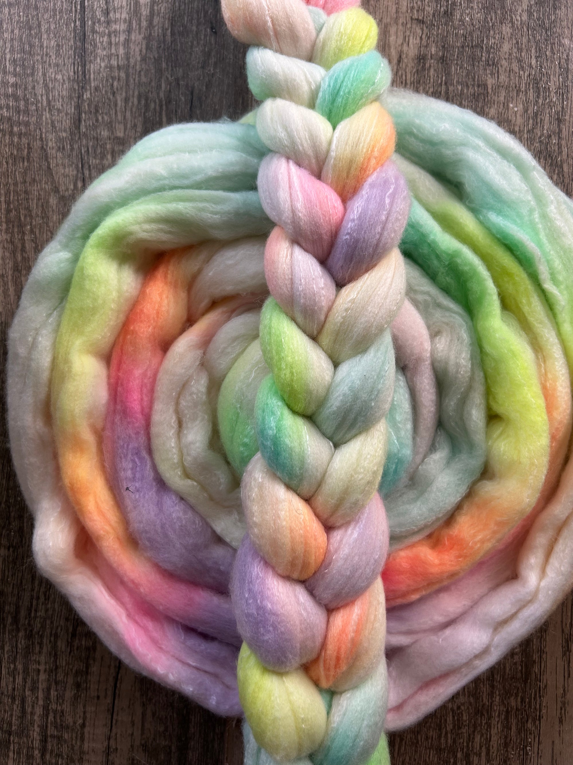 Rainbow Lite - Non SW Rambouillet Silk Fibre