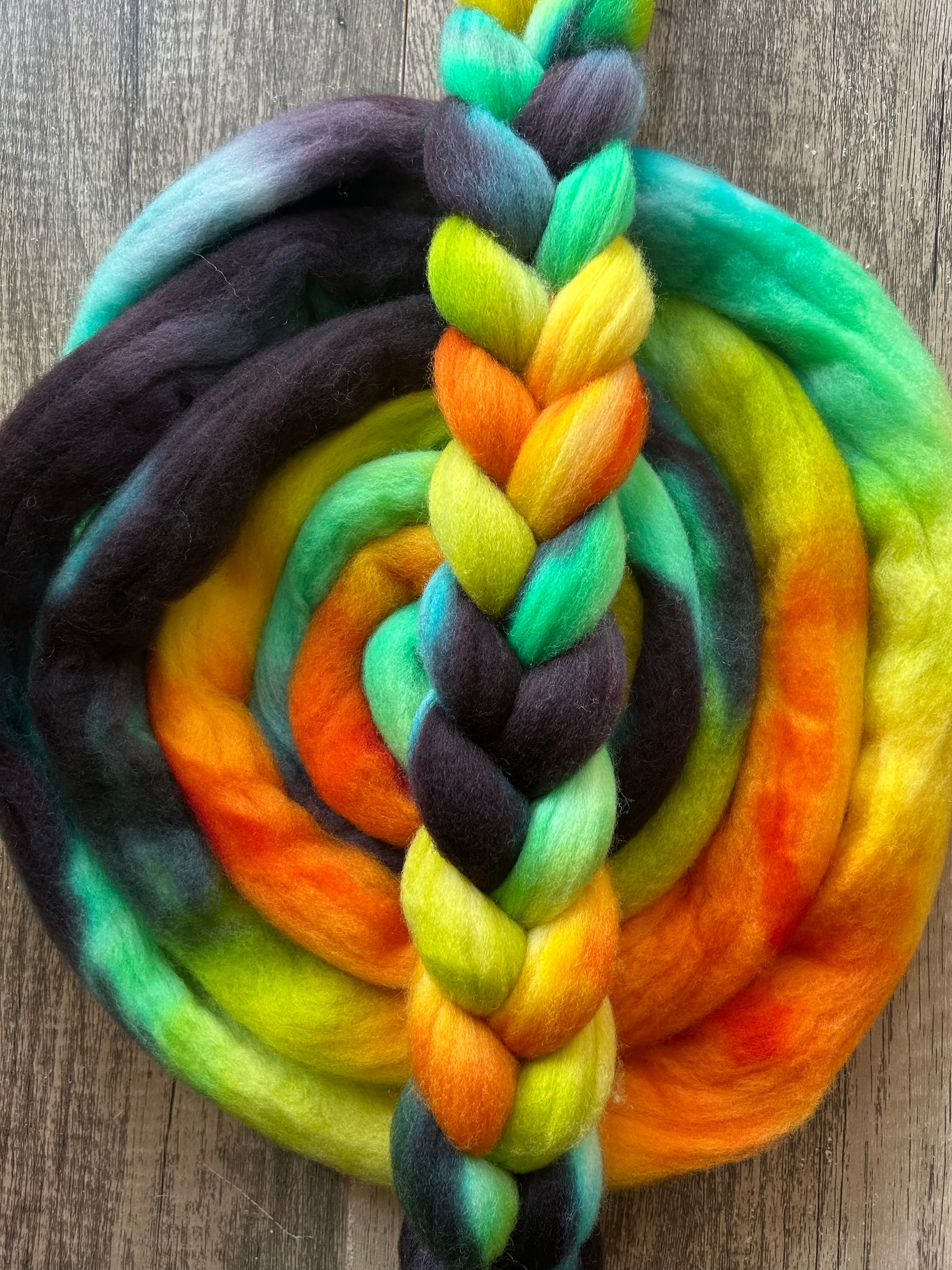 Rainbow Sunset Moth - Cormo Fibre