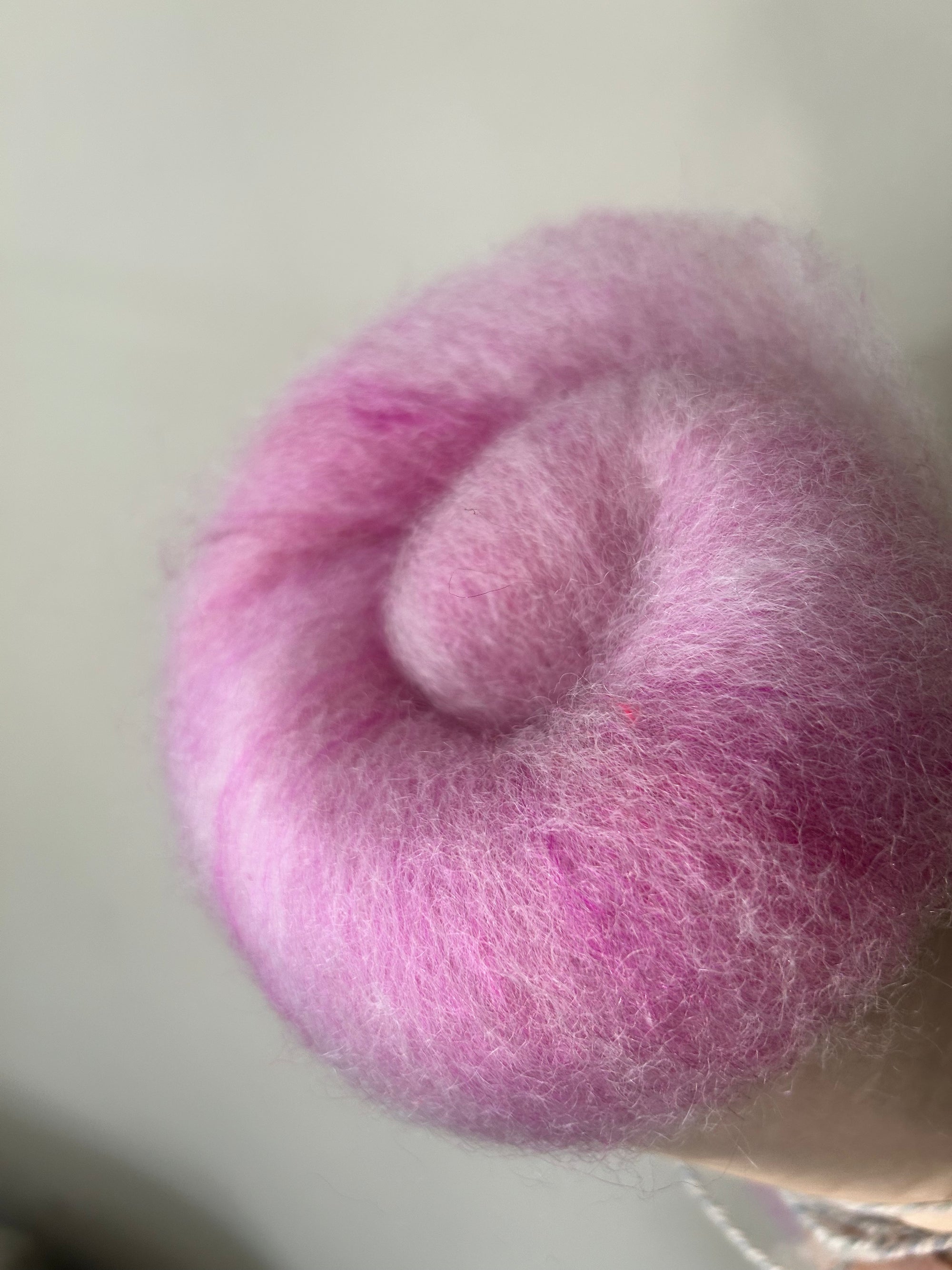 Hand Dyed/Carded Batt - 90% Gotland x Targhee, 10% Silk