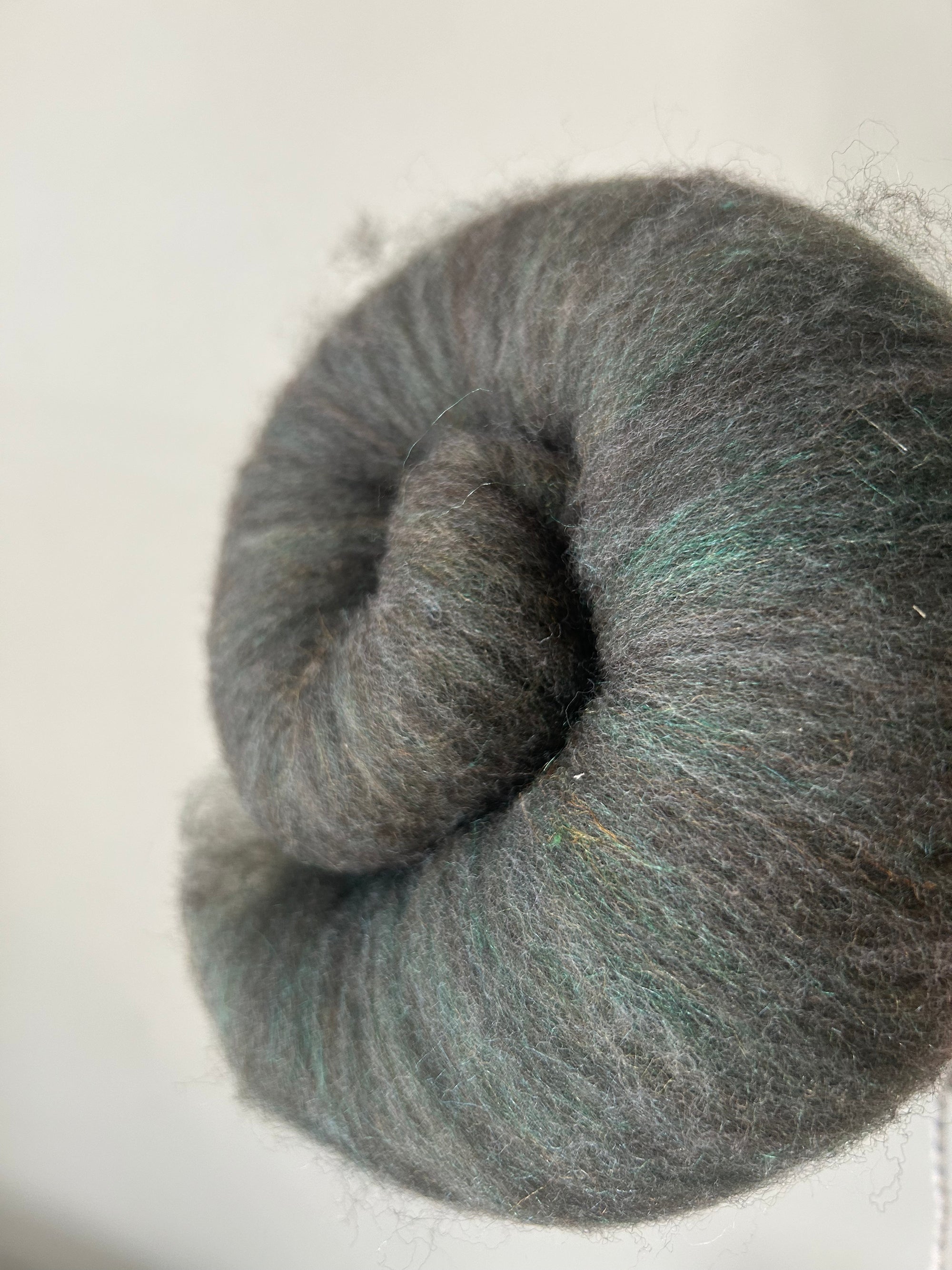 Hand Dyed/Carded Batt - 60% Cormo, 30% Haunui, 10% Silk