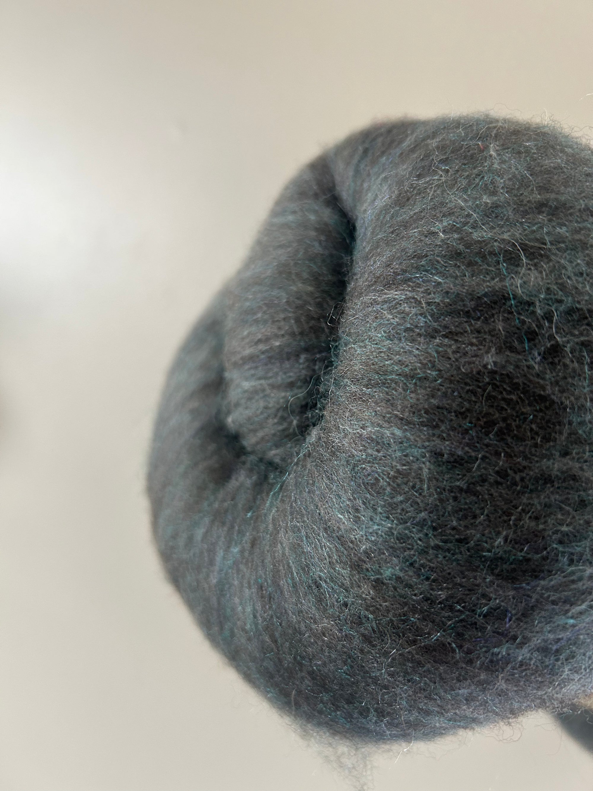 Hand Dyed/Carded Batt - 80% Cormo, 20% SIlk