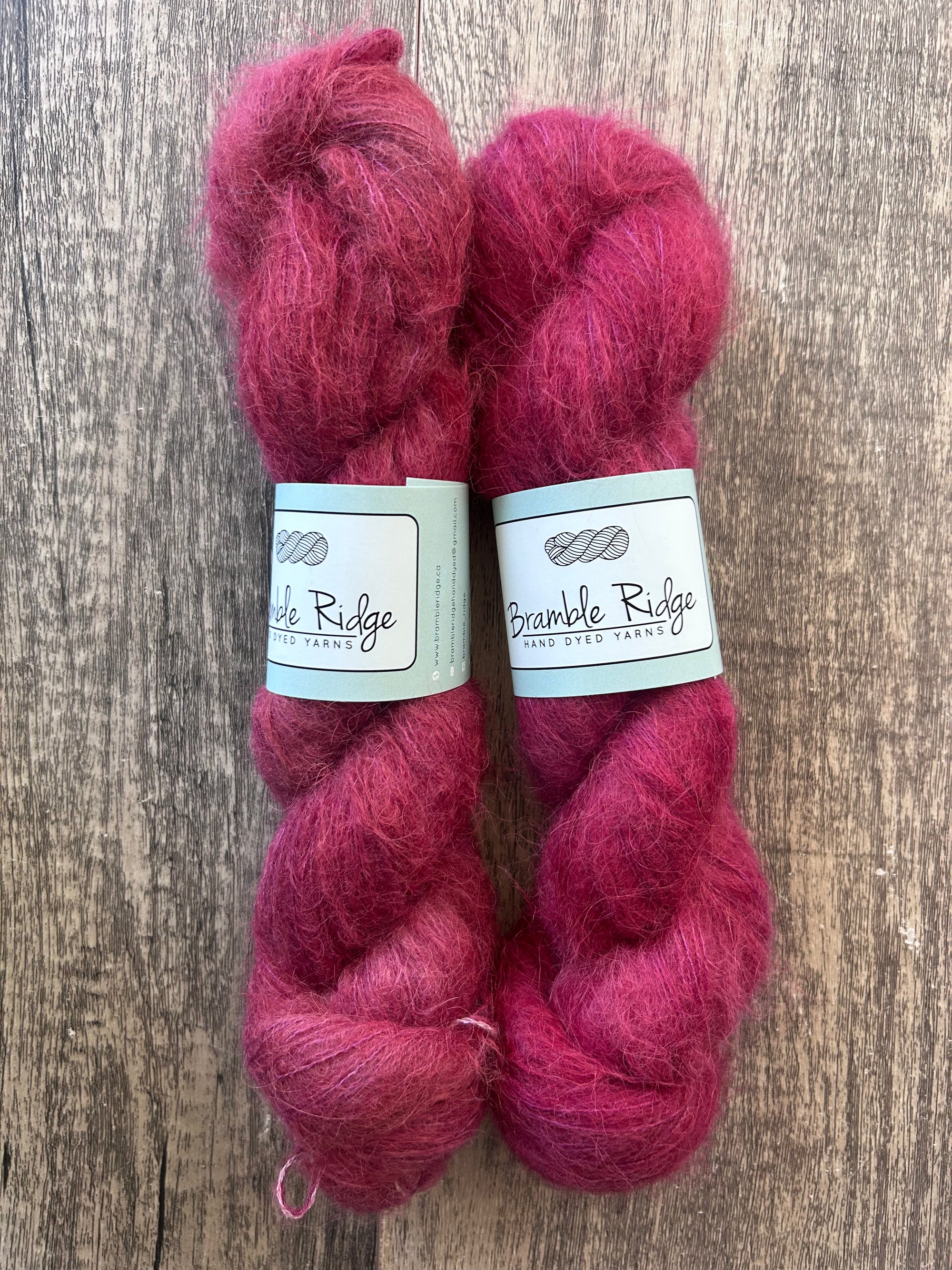 Raspberry -  Suri Alpaca Silk Lace