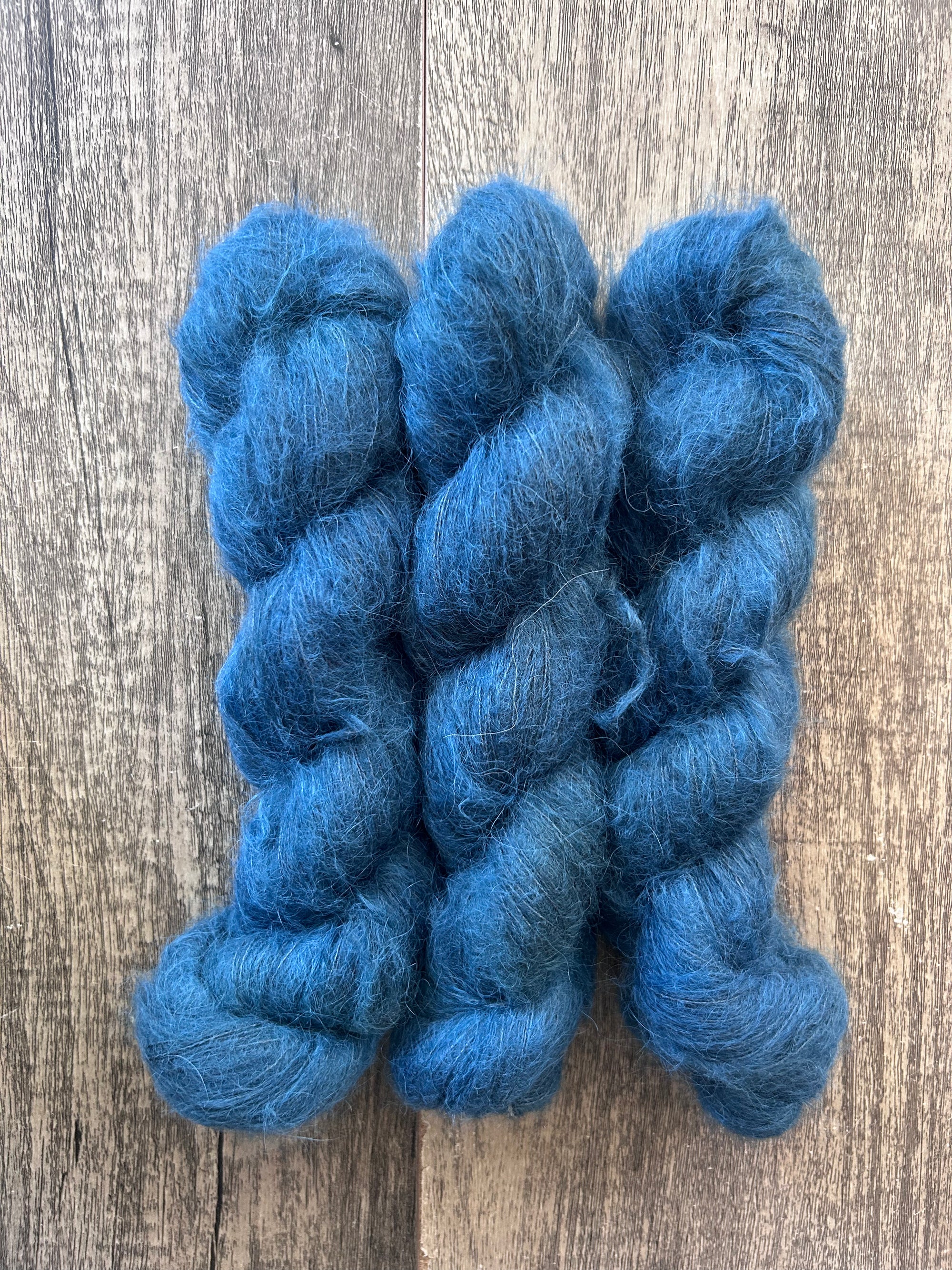Petrol -  Suri Alpaca Silk Lace