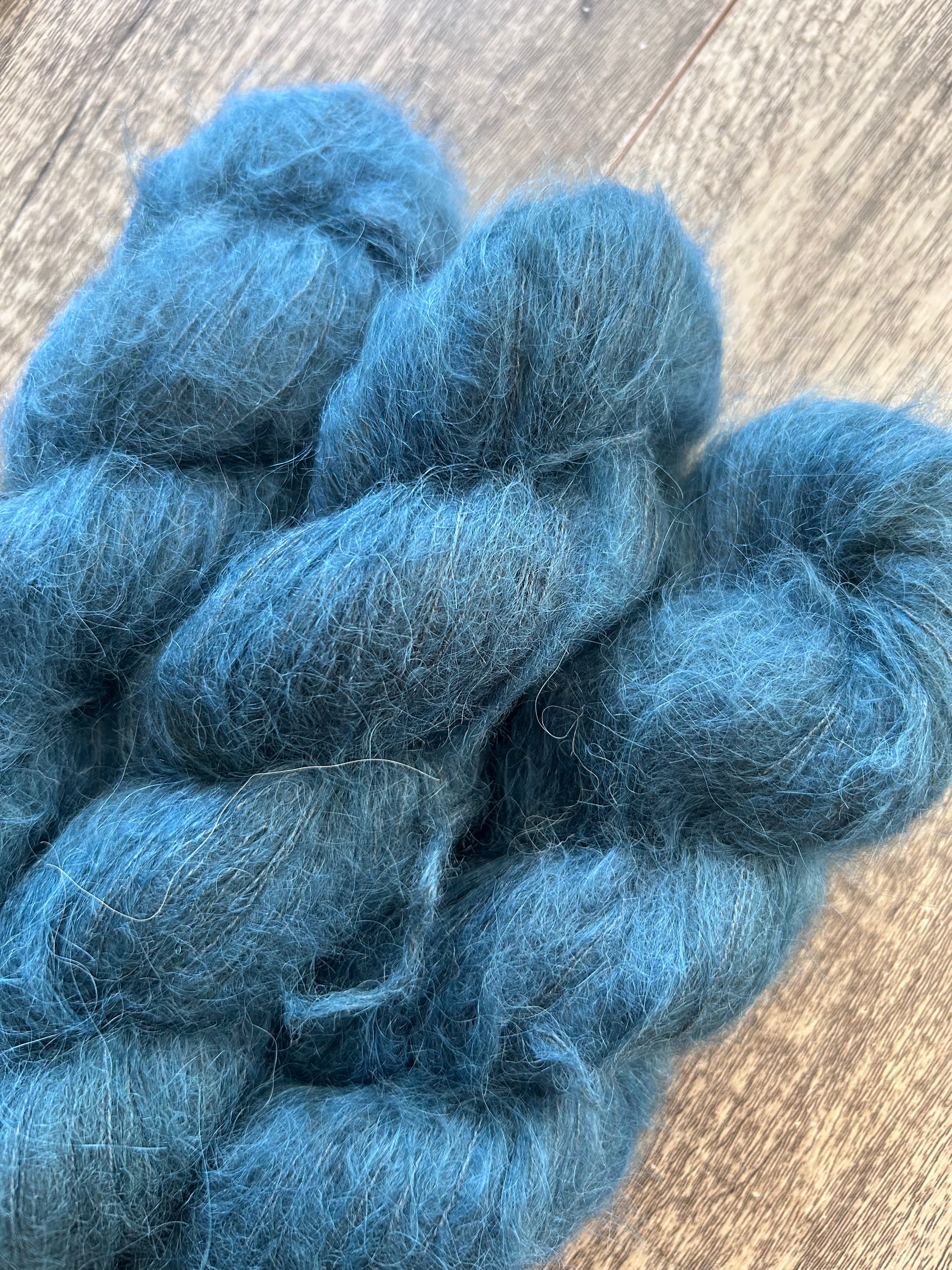 Petrol -  Suri Alpaca Silk Lace