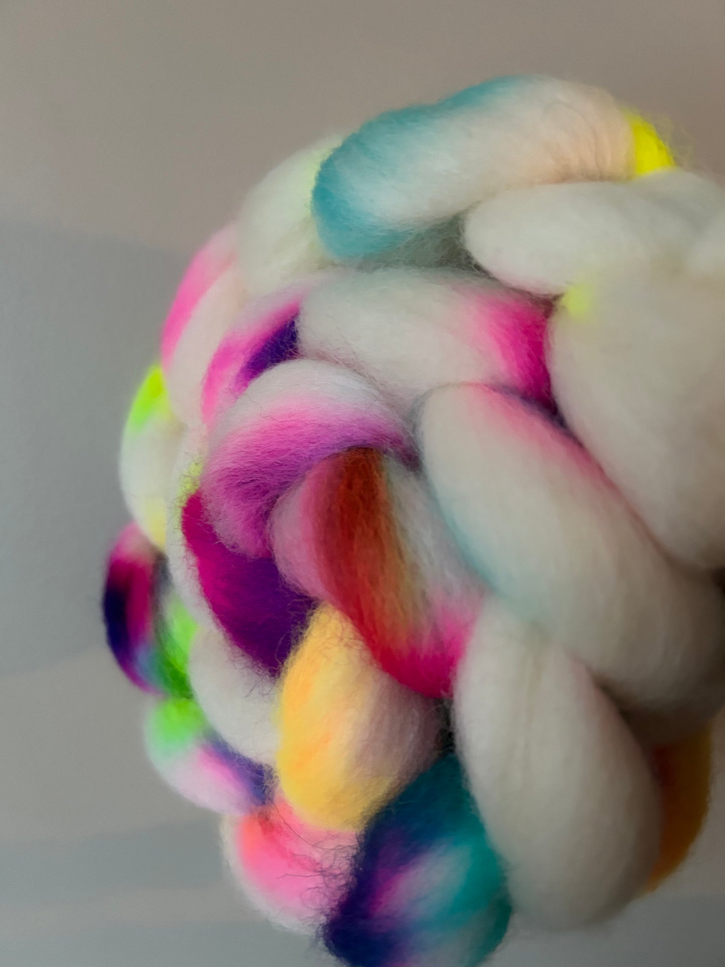 Tie Dye  - Corriedale Fibre