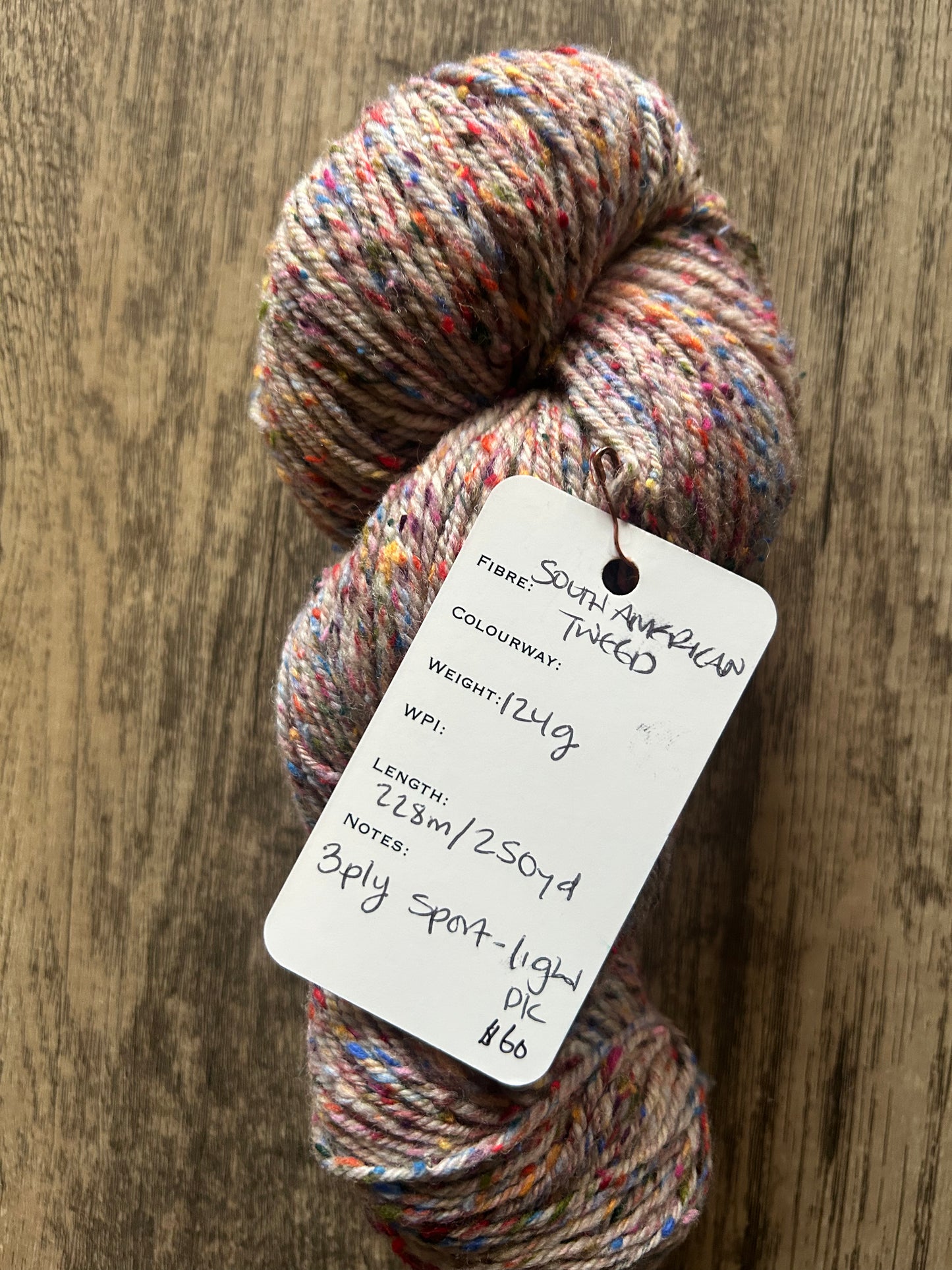 South American Tweed - Sport/DK Weight Handspun