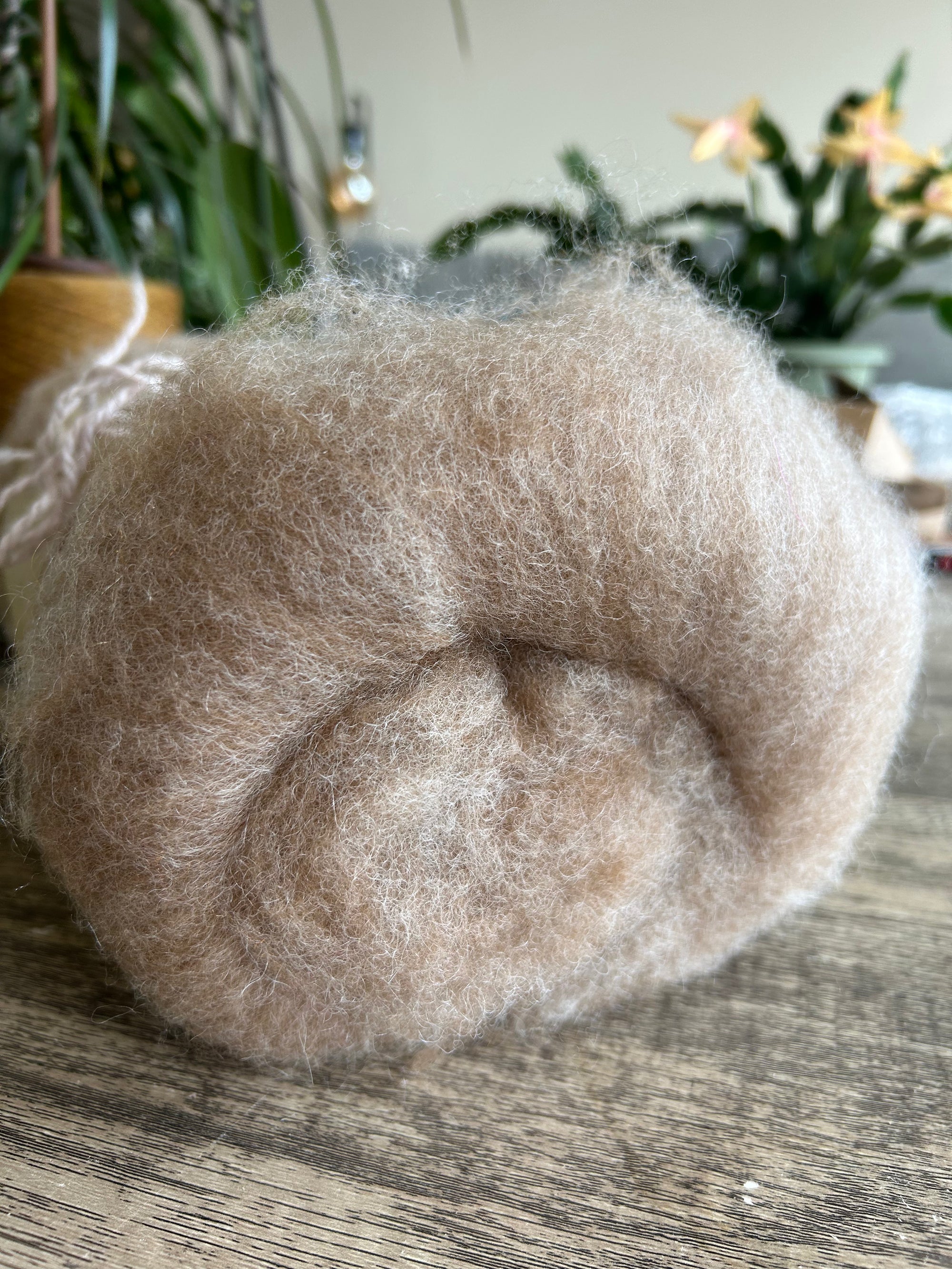 Hand Carded Batt - CVM + Romney + BC Alpaca