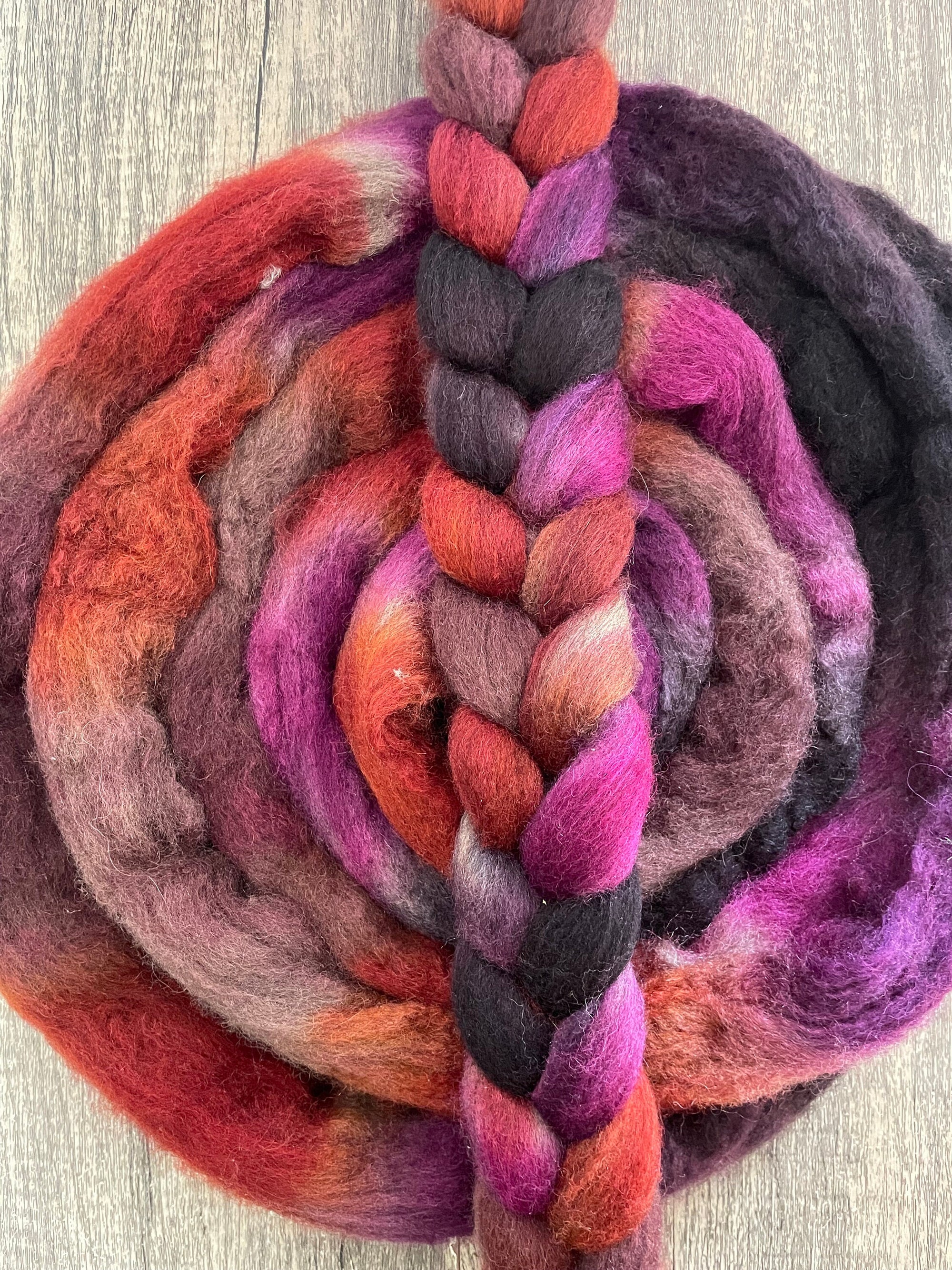 Rage Berry - Fibre BFL Glow