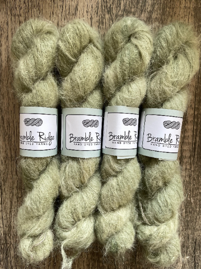 Dark Sage - Suri Alpaca Silk Lace