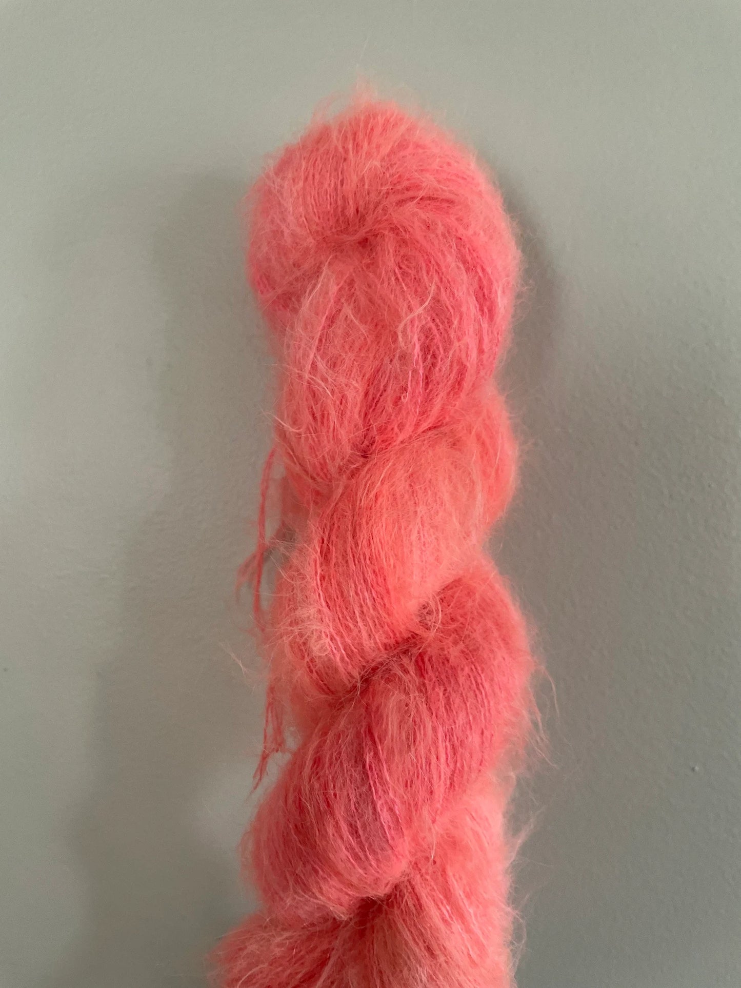 Hot Coral -  Suri Alpaca Silk Lace