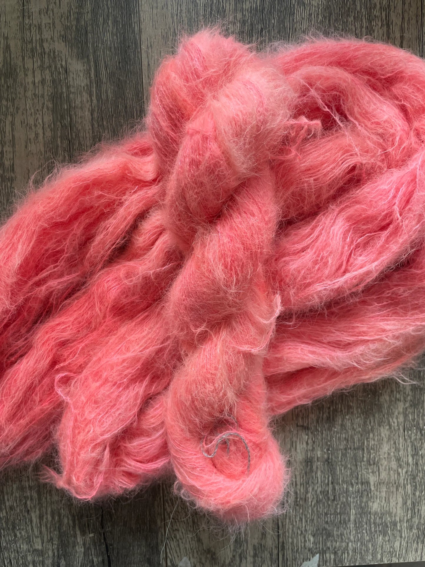 Hot Coral -  Suri Alpaca Silk Lace