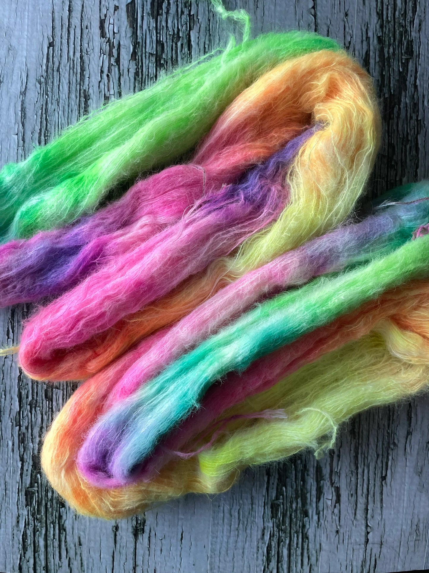 Rainbow Brite -  Suri Alpaca Silk Lace