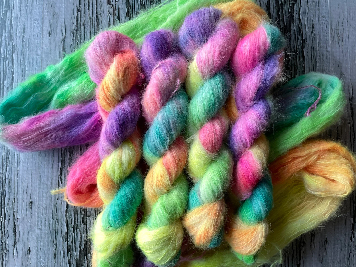 Rainbow Brite -  Suri Alpaca Silk Lace