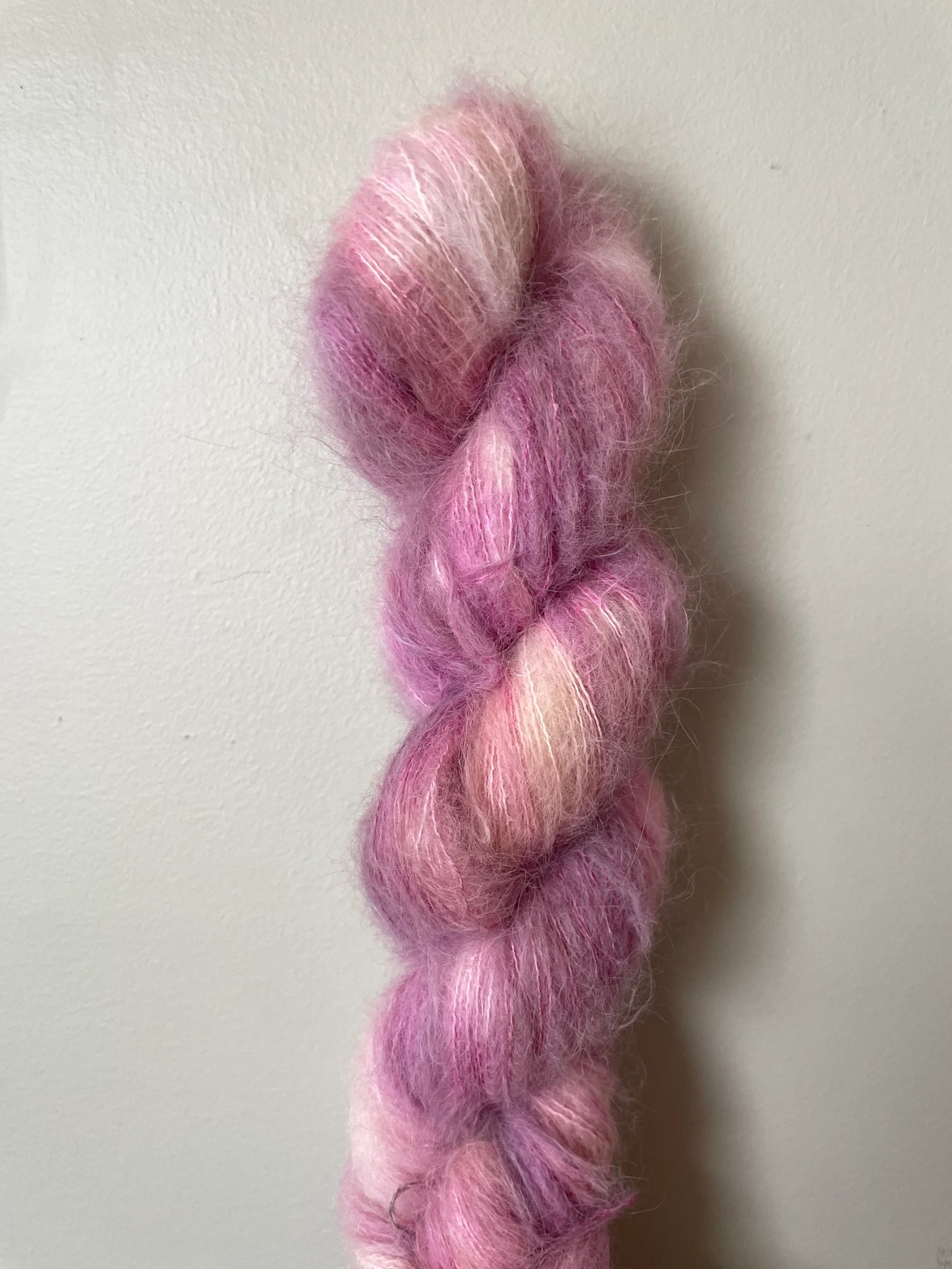 Berries & Cream -  Suri Alpaca Silk Lace