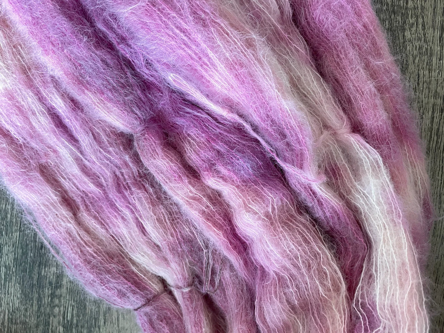 Berries & Cream -  Suri Alpaca Silk Lace