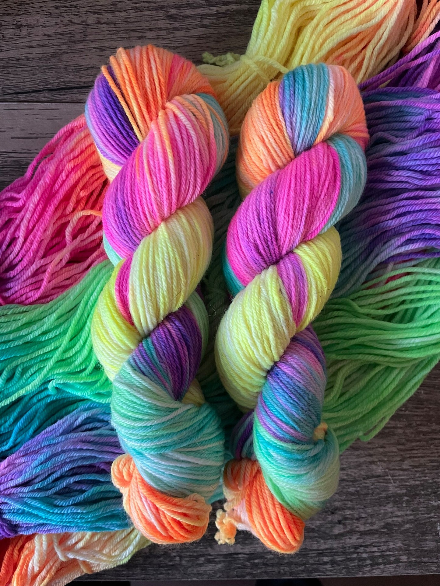 Rainbow Brite - DK 85/15 SW Merino/Nylon