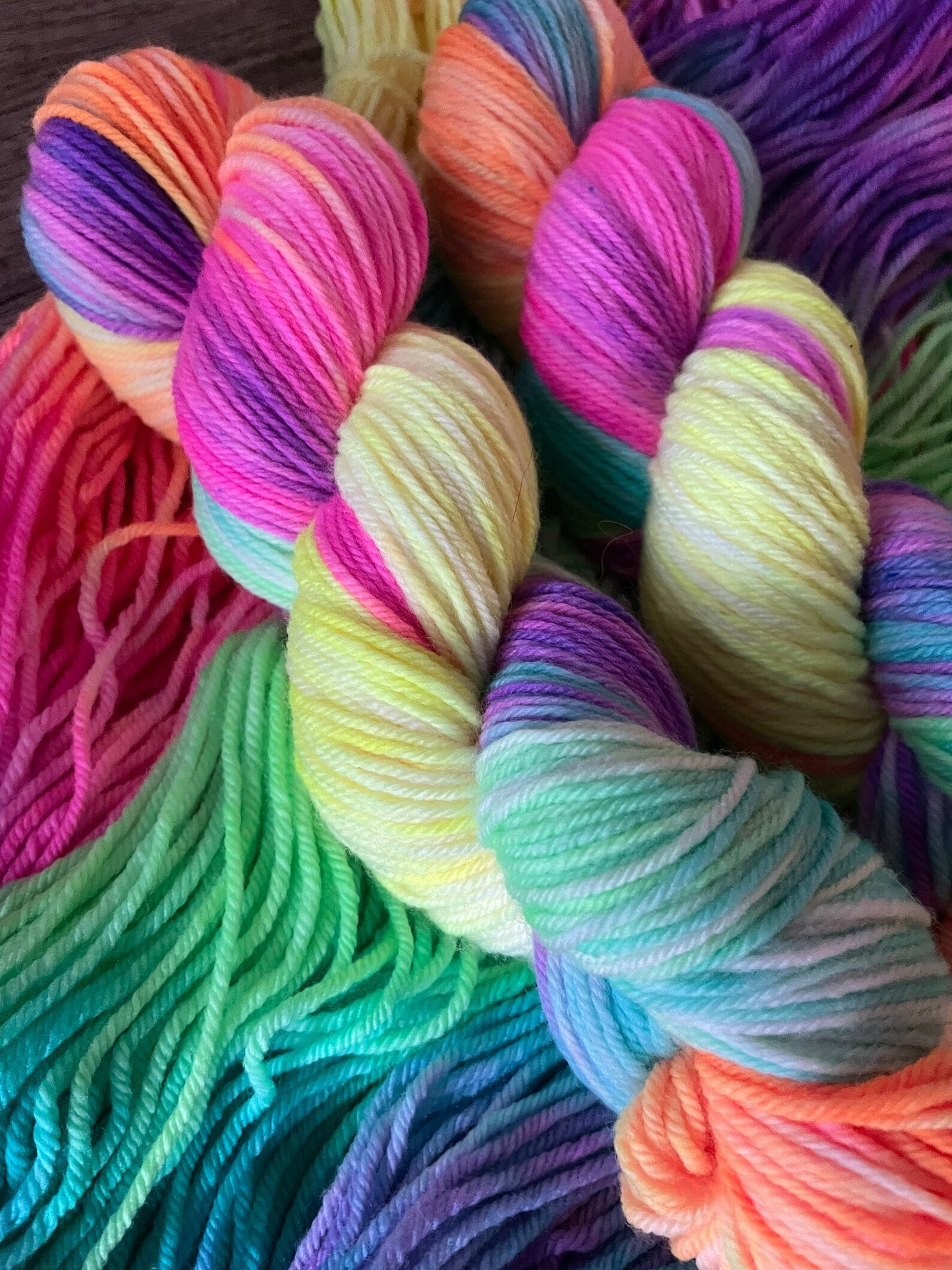 Rainbow Brite - DK 85/15 SW Merino/Nylon