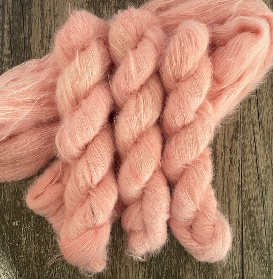 Peachy -  Suri Alpaca Silk Lace