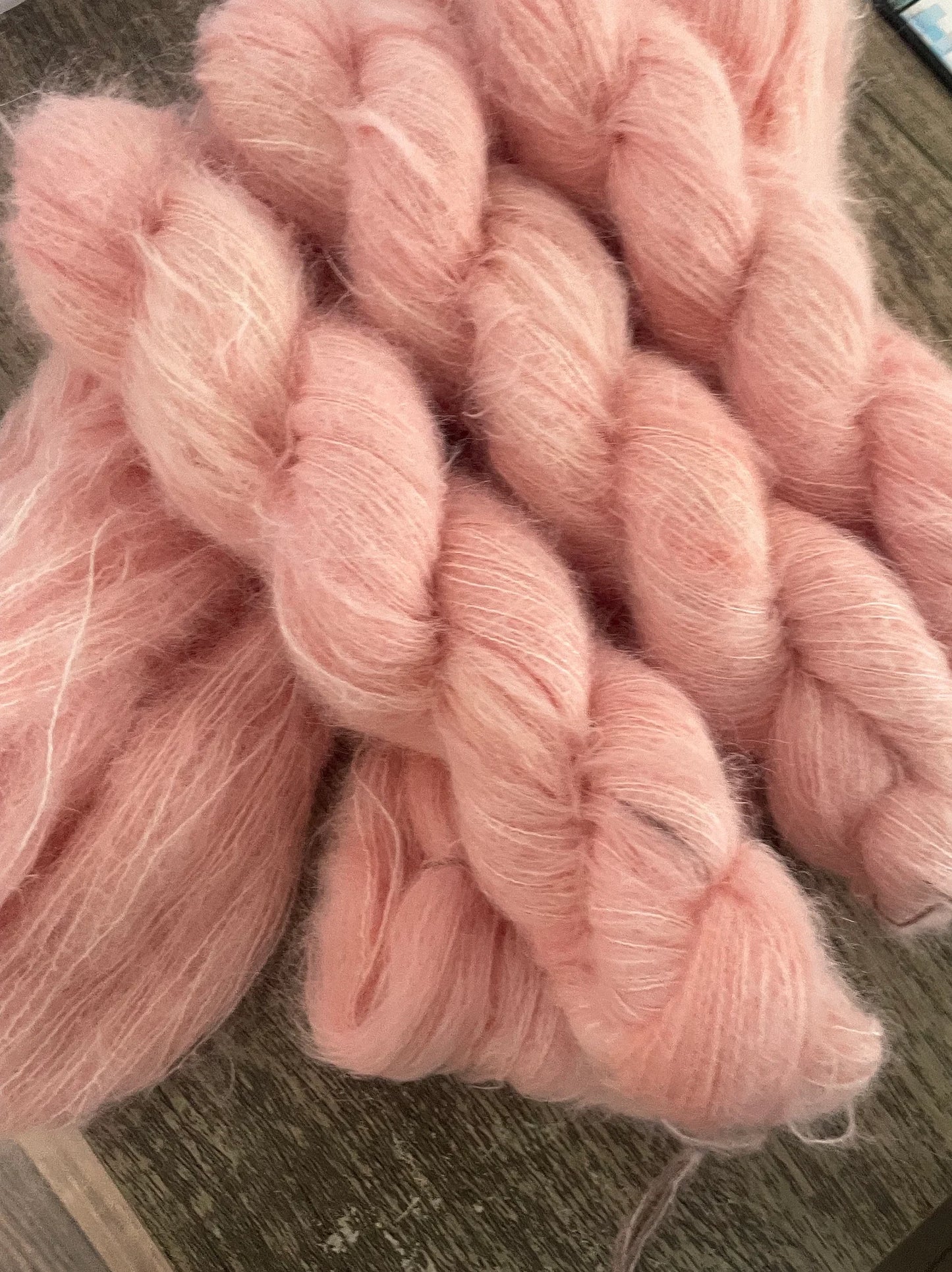 Peachy -  Suri Alpaca Silk Lace