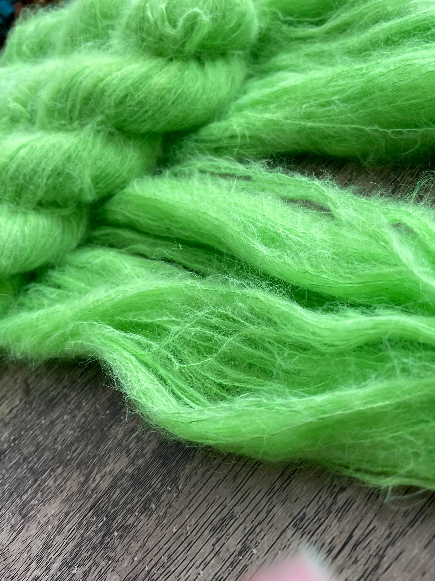 Glowing Green -  Suri Alpaca Silk Lace