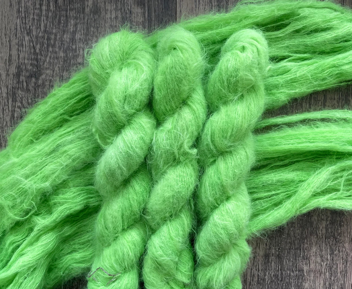 Glowing Green -  Suri Alpaca Silk Lace