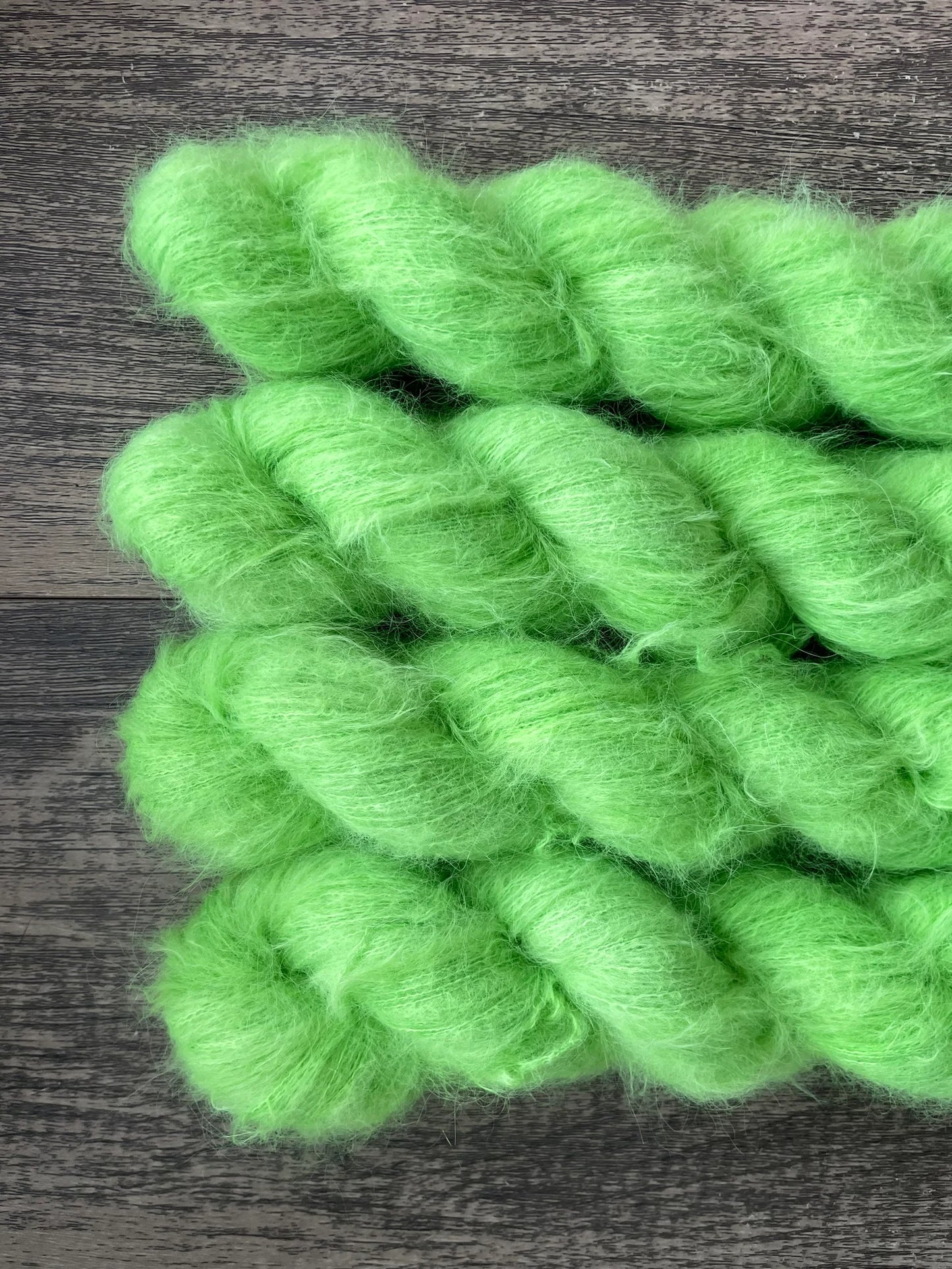 Glowing Green -  Suri Alpaca Silk Lace