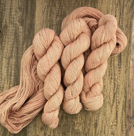 Blush - Sock Wool/Linen 70/30