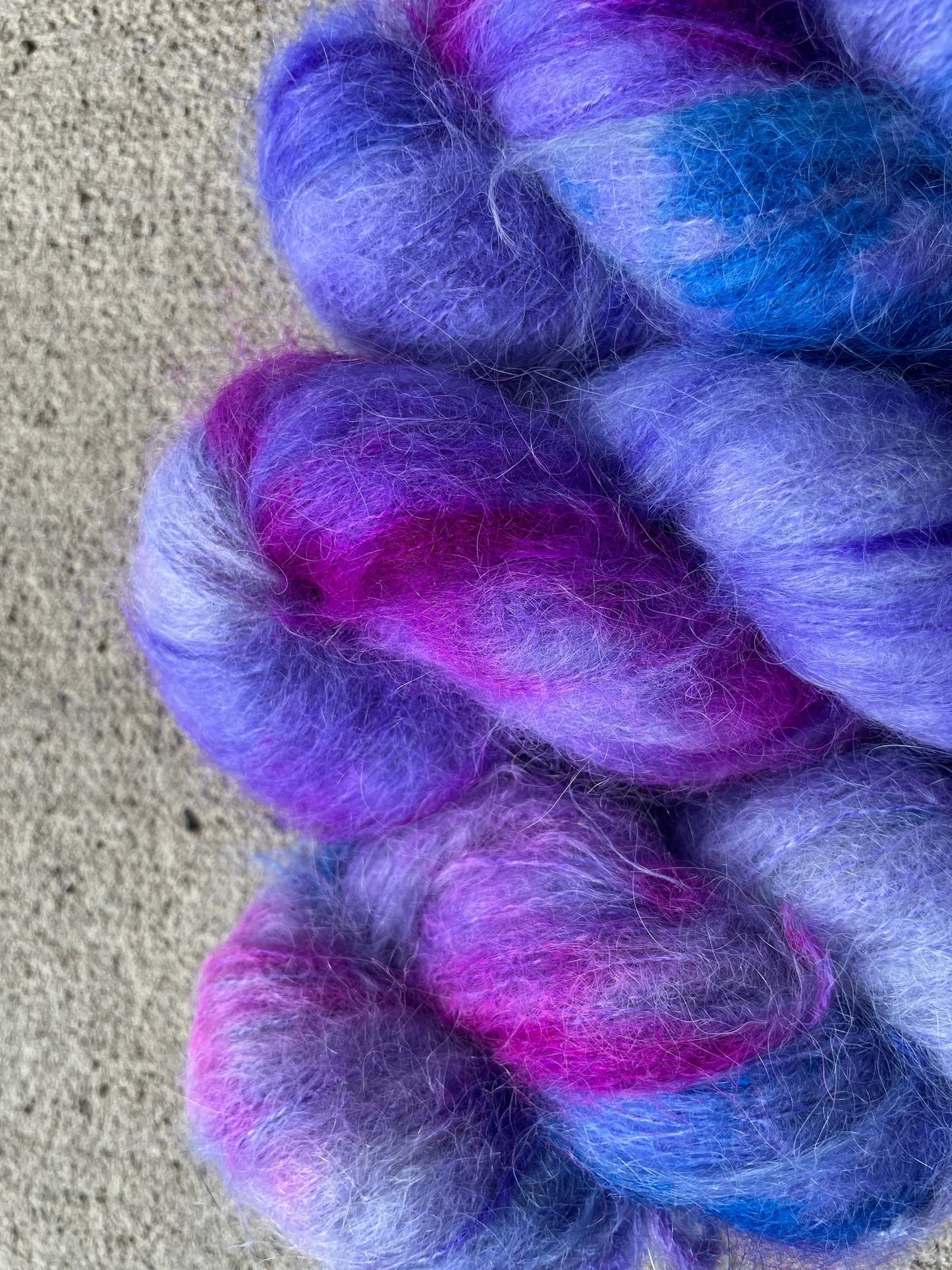 Free Spirit Violet -  Suri Alpaca Silk Lace