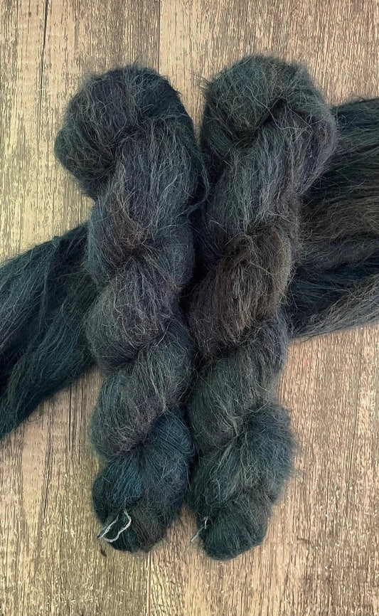 Grackle -  Suri Alpaca Silk Lace