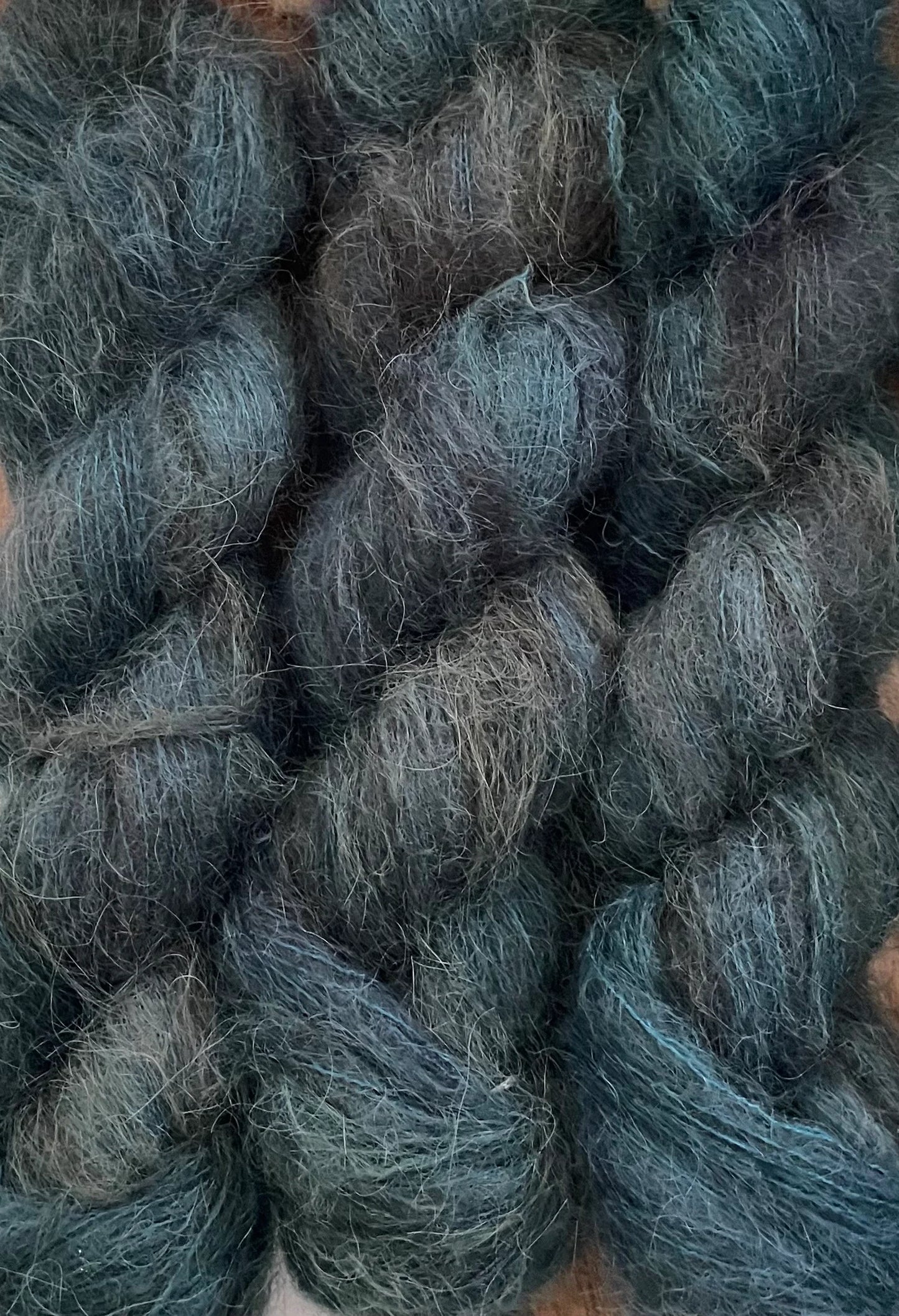 Grackle -  Suri Alpaca Silk Lace